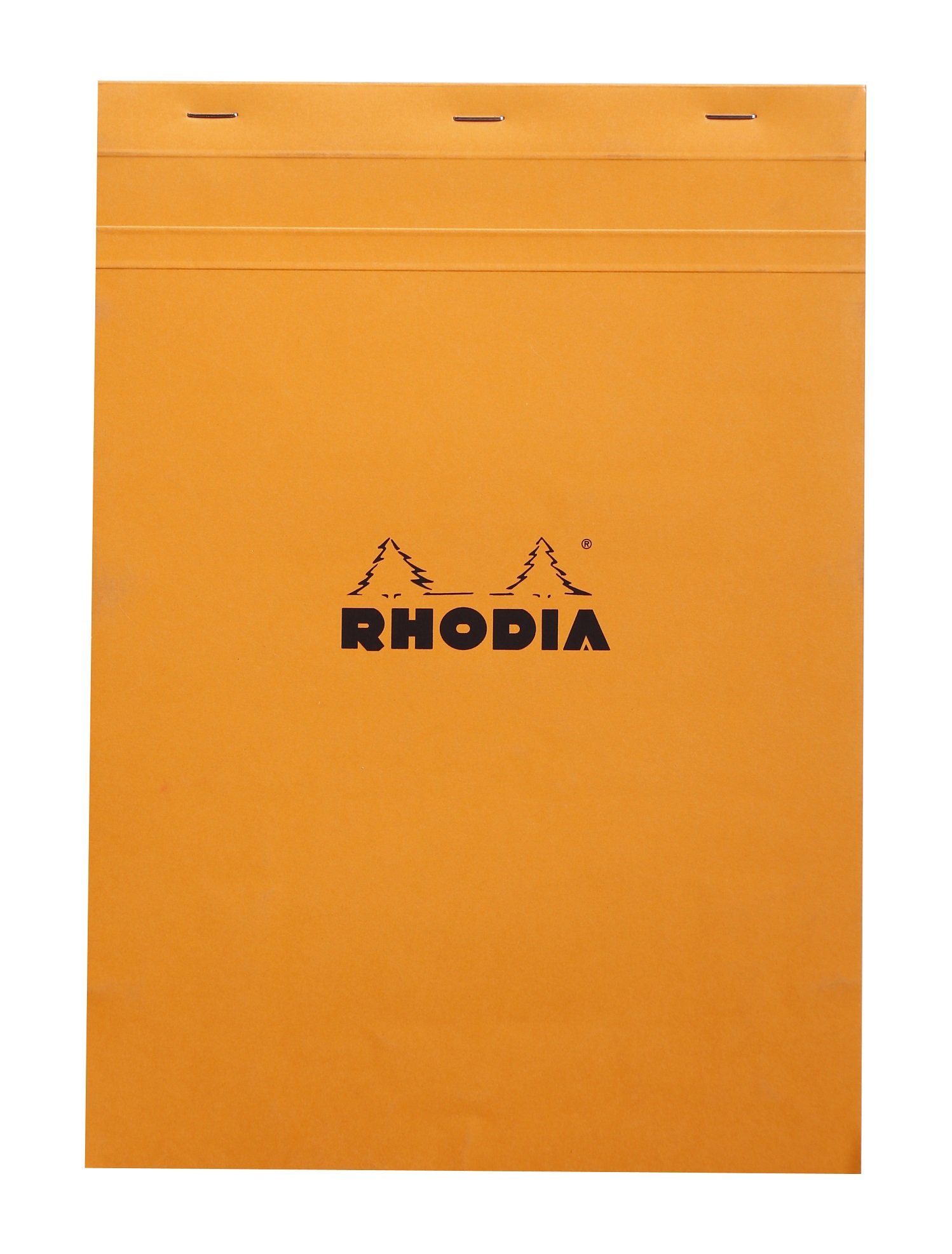 Rhodia Orange Grid Notepad 8.25