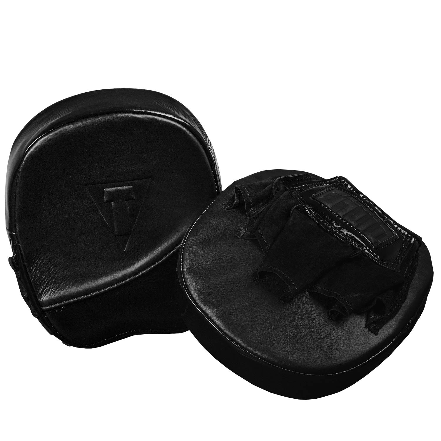 Black Blitz Micro Mitts - Premium Boxing & Muay Thai Focus Pads for MMA, Kickboxing & Training | Durable Punching Mitts for Coaches & Fighters | Perfect for Sparring, Pad Work & Fitness Routines