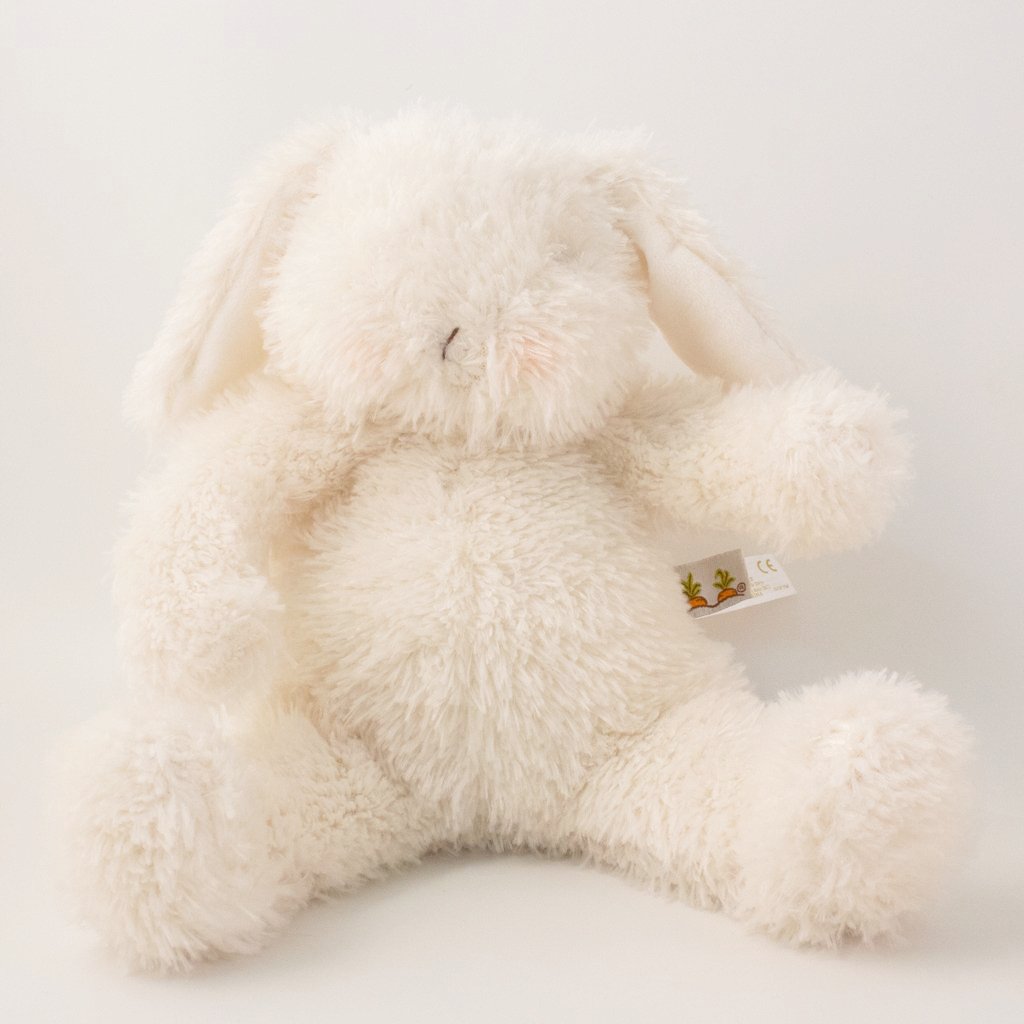 Little Friend Hops Carrots Plush Toy Collection - Adorable Bunny Stuffed Animal for Kids & Collectors - Perfect for Nursery Decor, Easter Gifts, and Cuddling