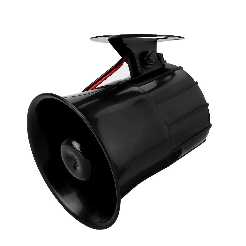 12V 110DB Wired Warning Alarm Siren Horn - Indoor/Outdoor Security Speaker for Home & Business Protection | Ideal for Burglar Alarms, Emergency Alert Systems, and Property Safety