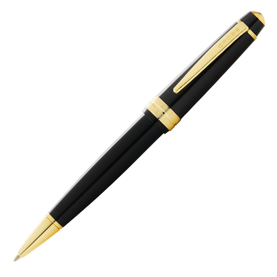 Premium Cross Bailey Light Ballpoint Pen - Black with Gold Trim - Elegant Writing Instrument for Office, Business & Gift Giving