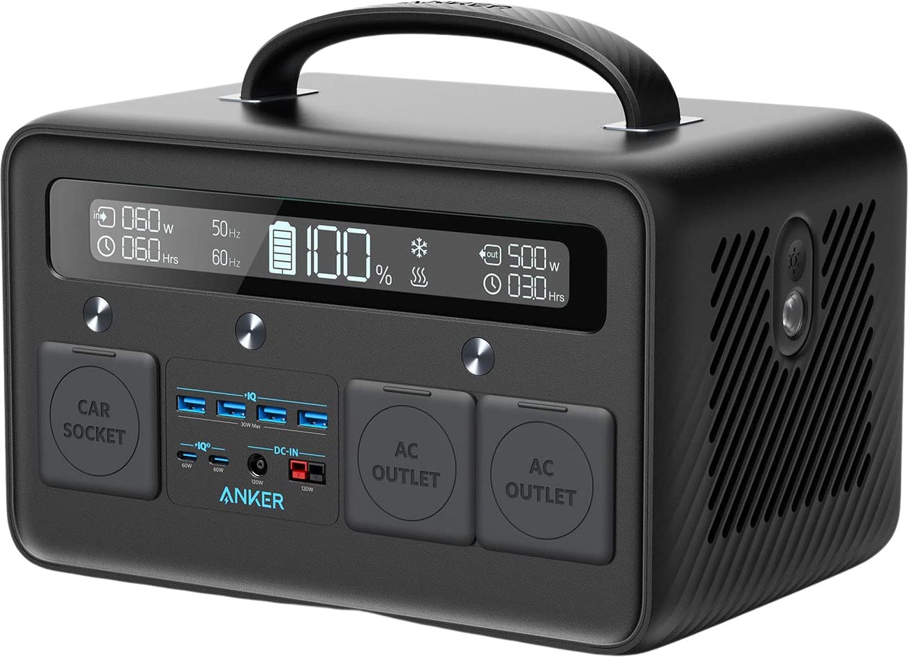 Anker 545 Portable Power Station 778WH/500W - Solar Generator for Camping, RV, Emergencies & Outdoor Adventures | Compact & Lightweight Backup Battery for Home & Travel