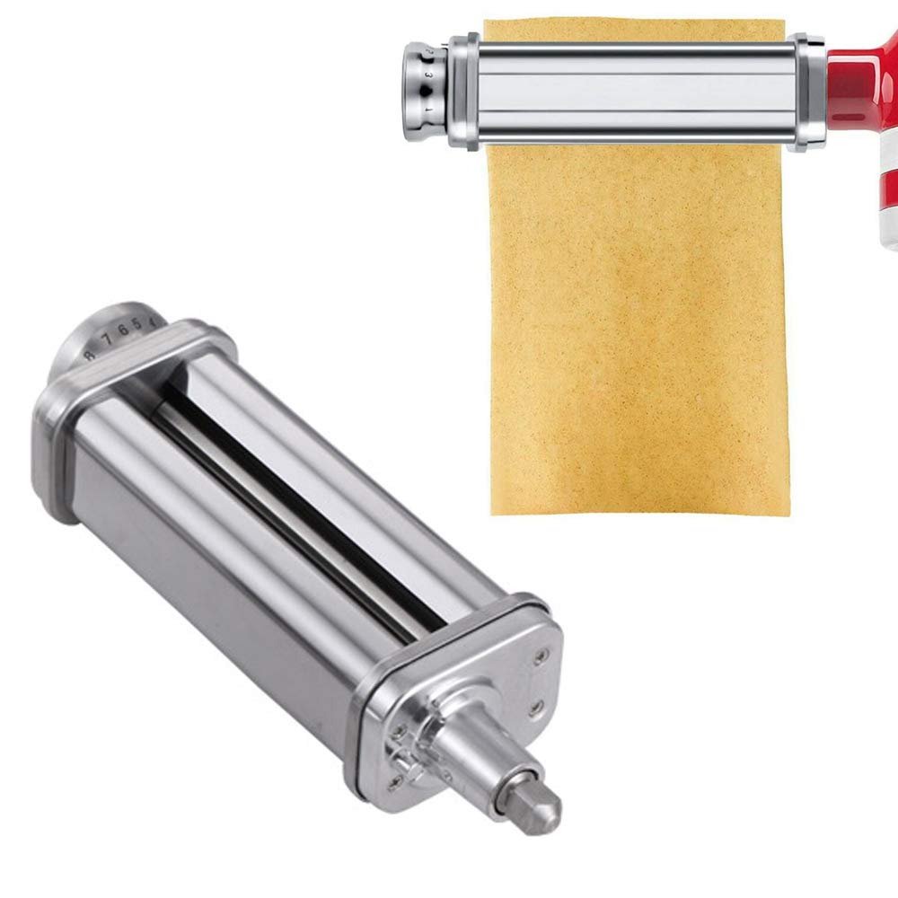 KitchenAid Stand Mixer Pasta Sheet Roller Attachment - Stainless Steel Pasta Maker Accessory for Homemade Lasagna, Ravioli & Noodles | Perfect for Italian Cooking & Family Pasta Nights