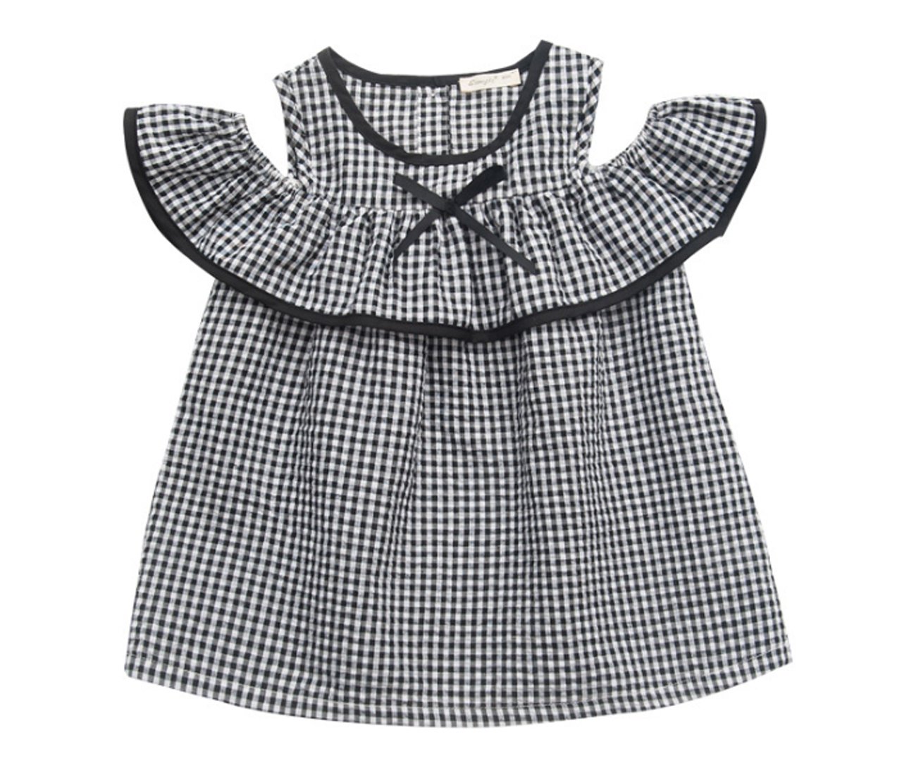 Stylish Plaid Ruffle Dress for Baby Girls | Summer Outfit | Perfect for Playdates, Parties & Photo Shoots