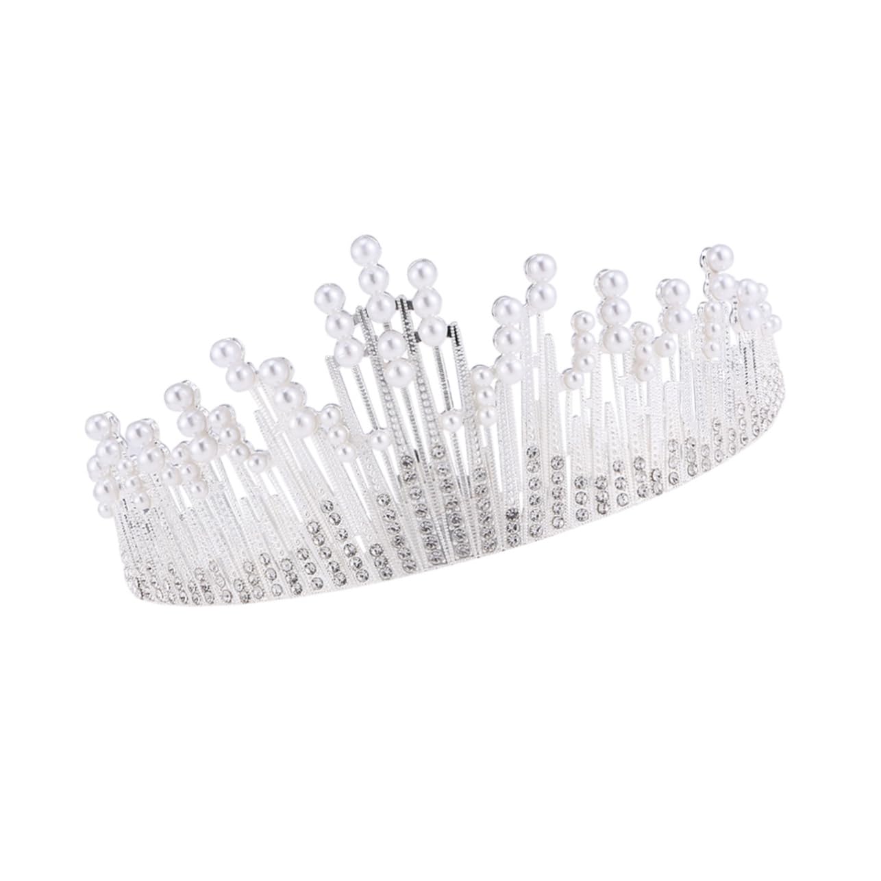 POPETPOP 2-Piece Bridal Tiara Set - Elegant Wedding Hair Crown for Women, Bride Alloy Hair Accessories | Perfect for Weddings, Prom, Pageants & Special Occasions