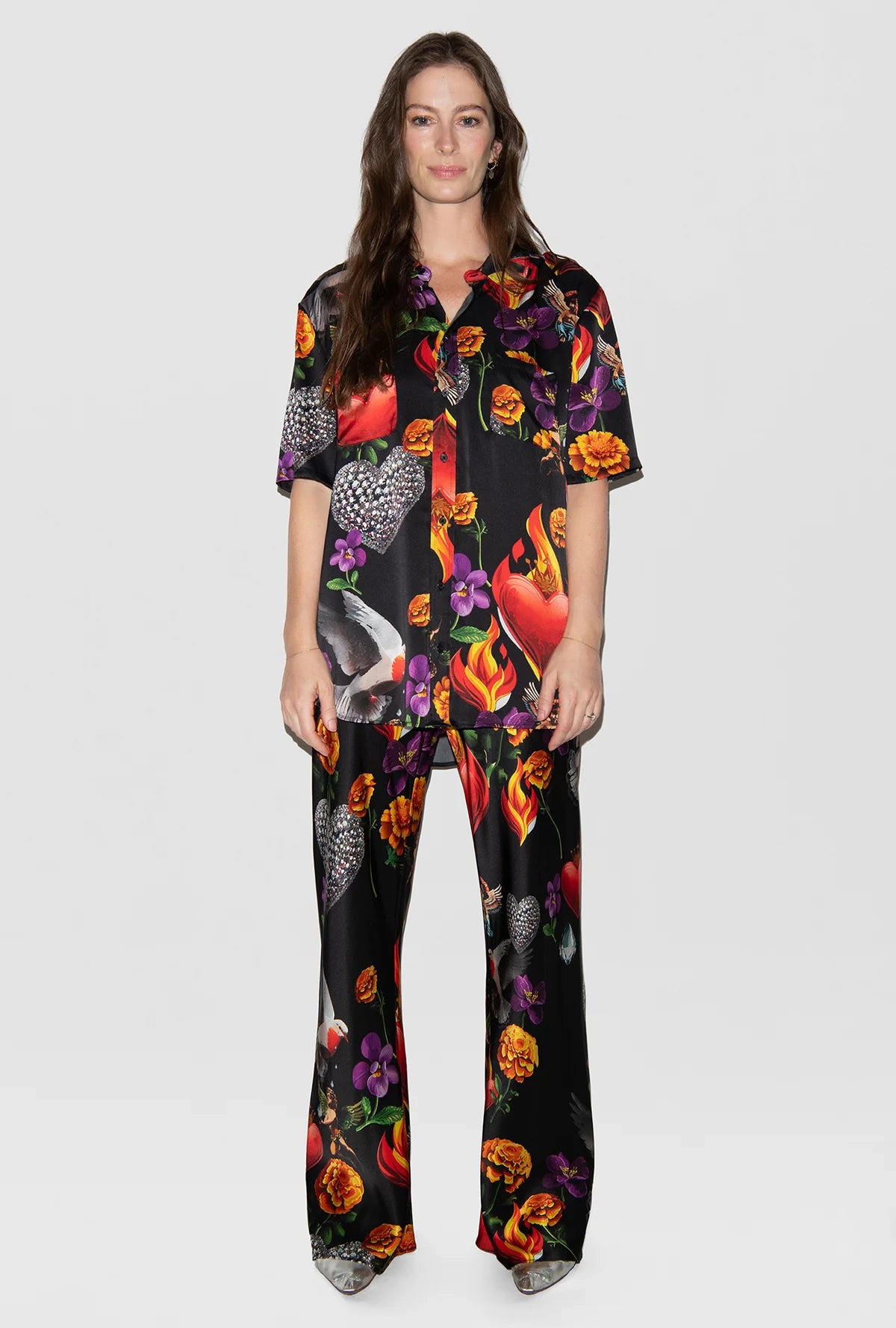 Bias Cut Pants - Dearly Beloved Black | High-Waisted Flowy Trousers for Women | Perfect for Office Wear & Evening Outfits
