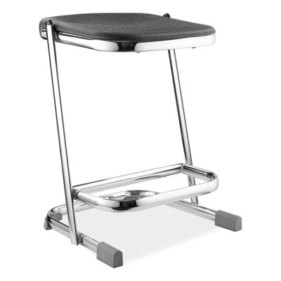 NPS 6600 Series Black Elephant Z Stool - Heavy Duty Backless Bar Stool Supports 500lb - Perfect for Home Bars, Kitchen Islands & Commercial Use