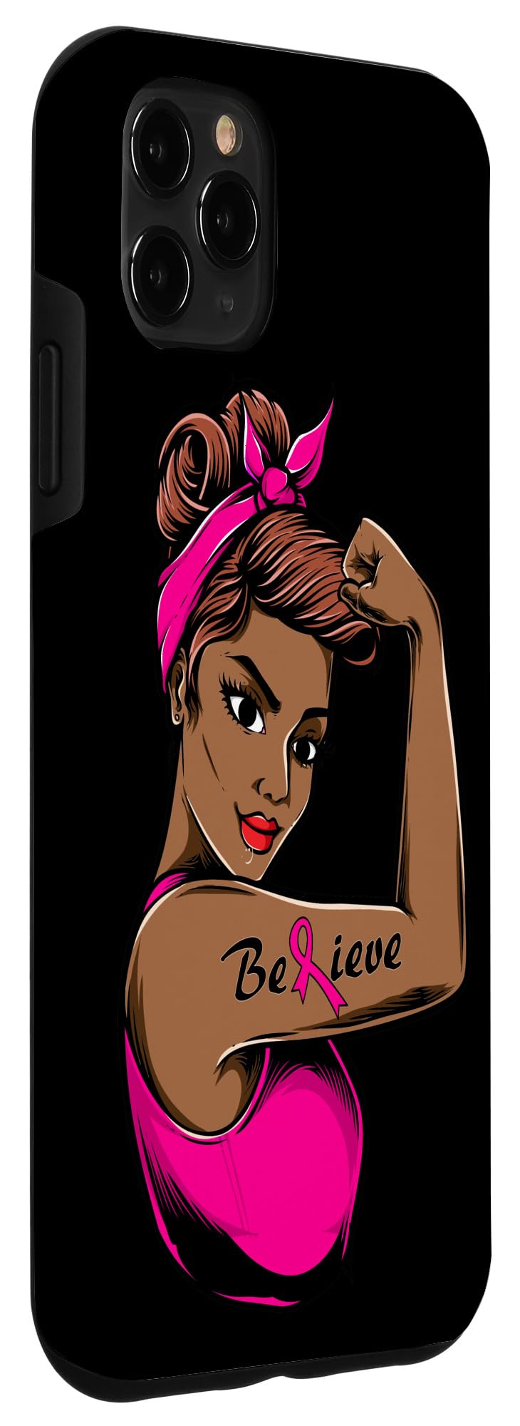 iPhone 11 Pro Max Case - Pink Ribbon Breast Cancer Awareness Cover for Women | Support Cancer Research | Perfect Gift for Survivors & Supporters | Durable Protection for Daily Use