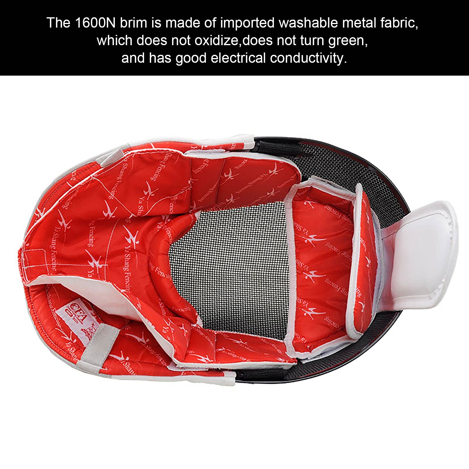 CFA 1600N Certified Fencing Sabre Mask - National Grade Protective Helmet for Fencing | Competition & Training Safety Gear for Sabre Fencers