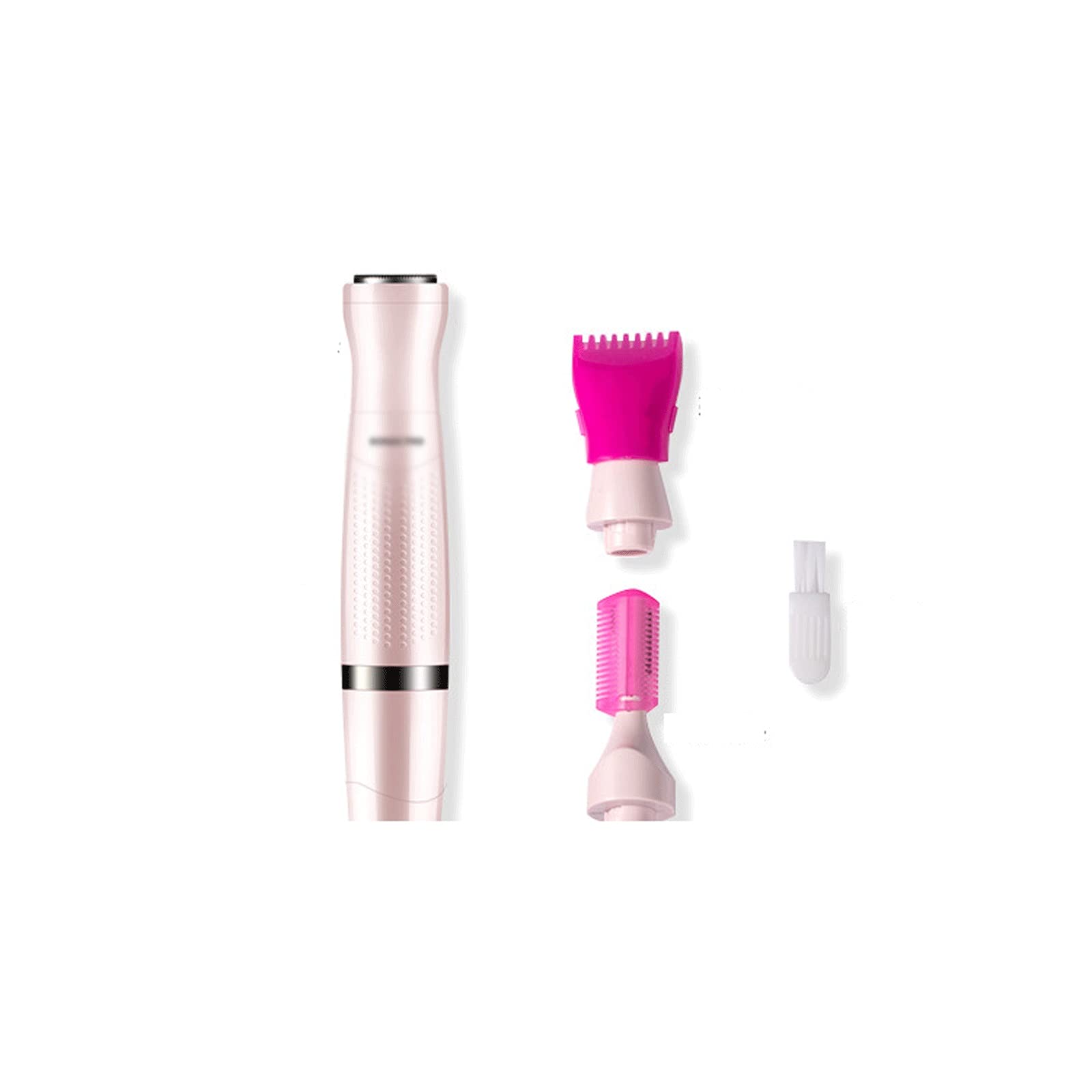 Electric Epilator for Women - 3-in-1 Hair Removal & Shaving System, Waterproof Bikini Trimmer, Nose Hair, Armpit & Eyebrow Shaver for Smooth Skin - Perfect for Travel, Home Spa & Daily Grooming (White)