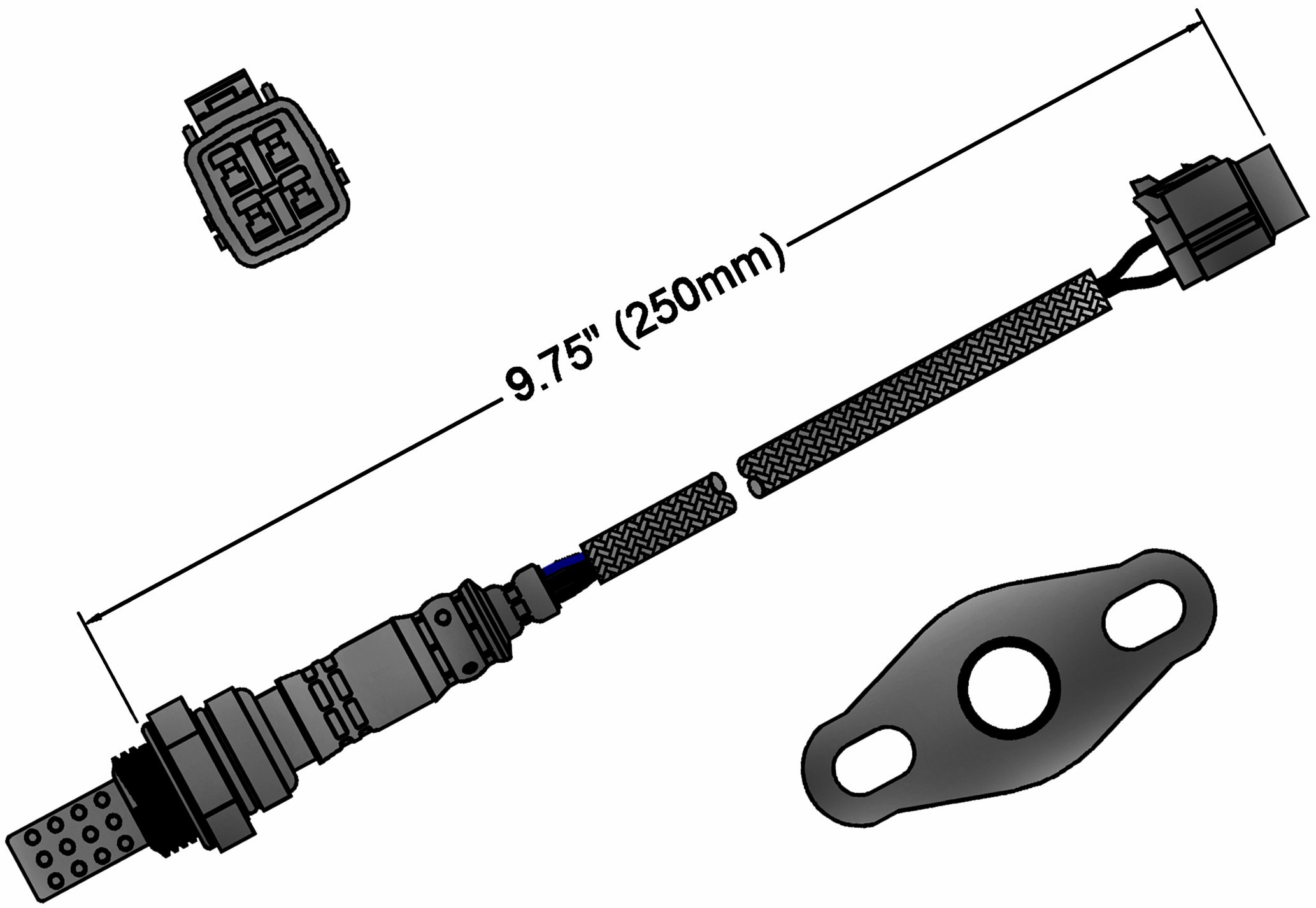 ACDelco Gold 213-1361 Heated Oxygen Sensor - Compatible with GM Vehicles - Improves Engine Performance & Fuel Efficiency - Perfect for Emissions Testing & Engine Diagnostics