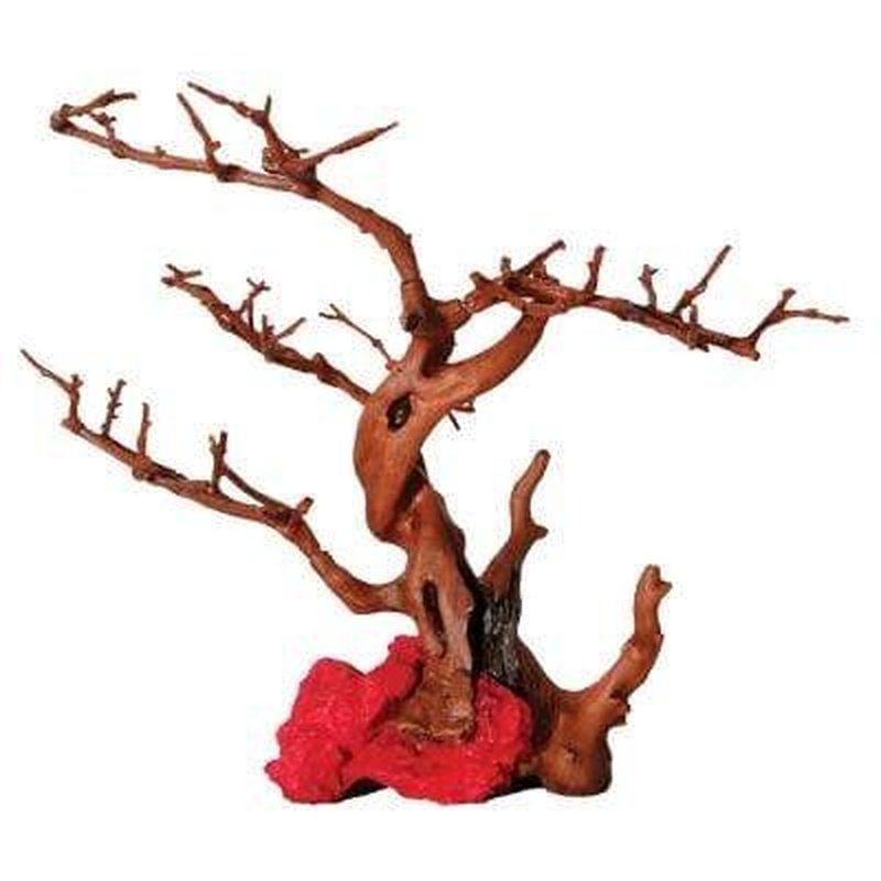 Aqua One Hermit Crab Climbing Branches & Rocks - Natural Wooden Habitat Decor for Hermit Crab Tank - Perfect for Climbing, Hiding & Play in Reptile Terrariums