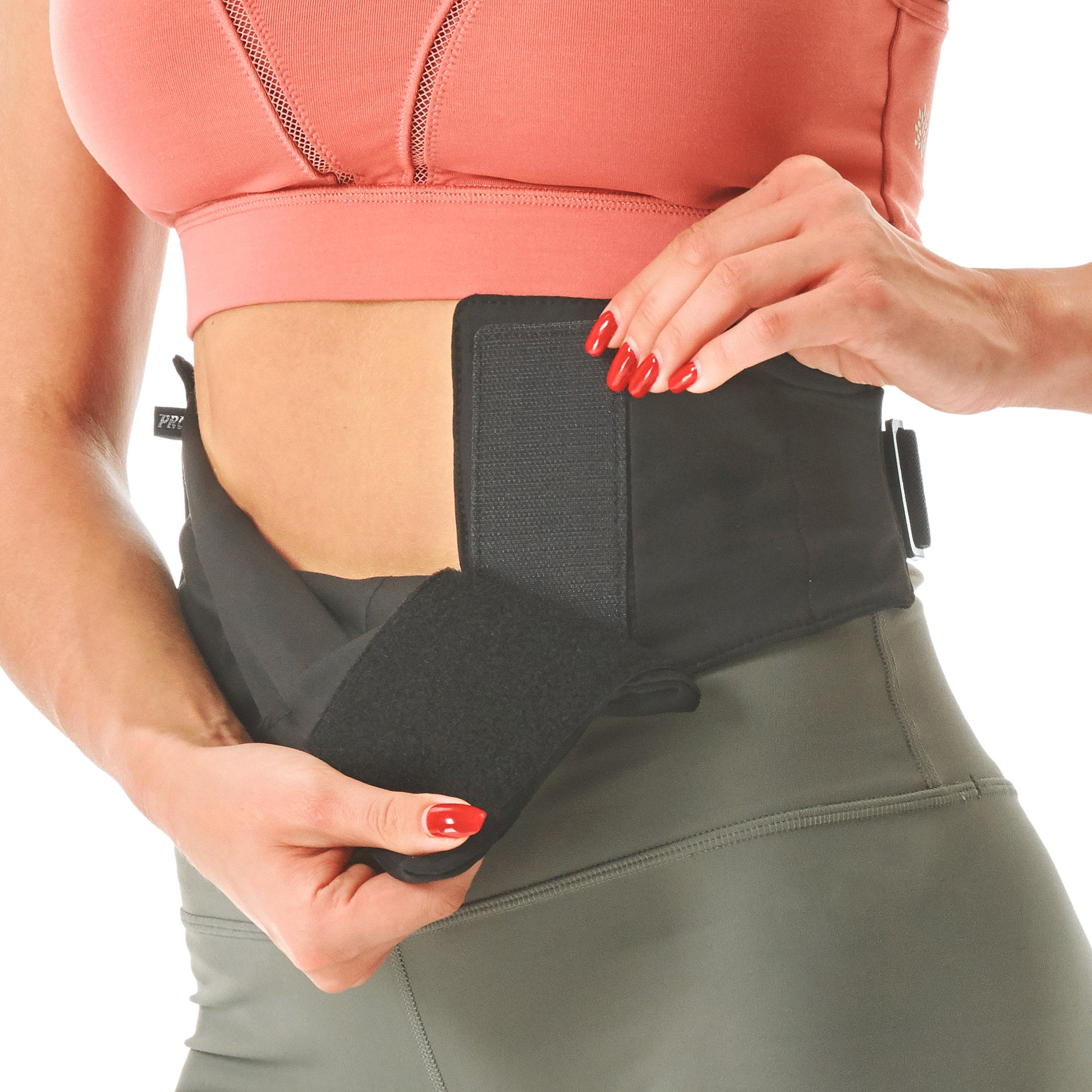 PRCTZ 2 in 1 Adjustable Waist Belt & Arm Band for Running, Gym, Hiking - Secure Phone Holder for iPhone & Android - Perfect for Fitness, Workouts & Outdoor Activities