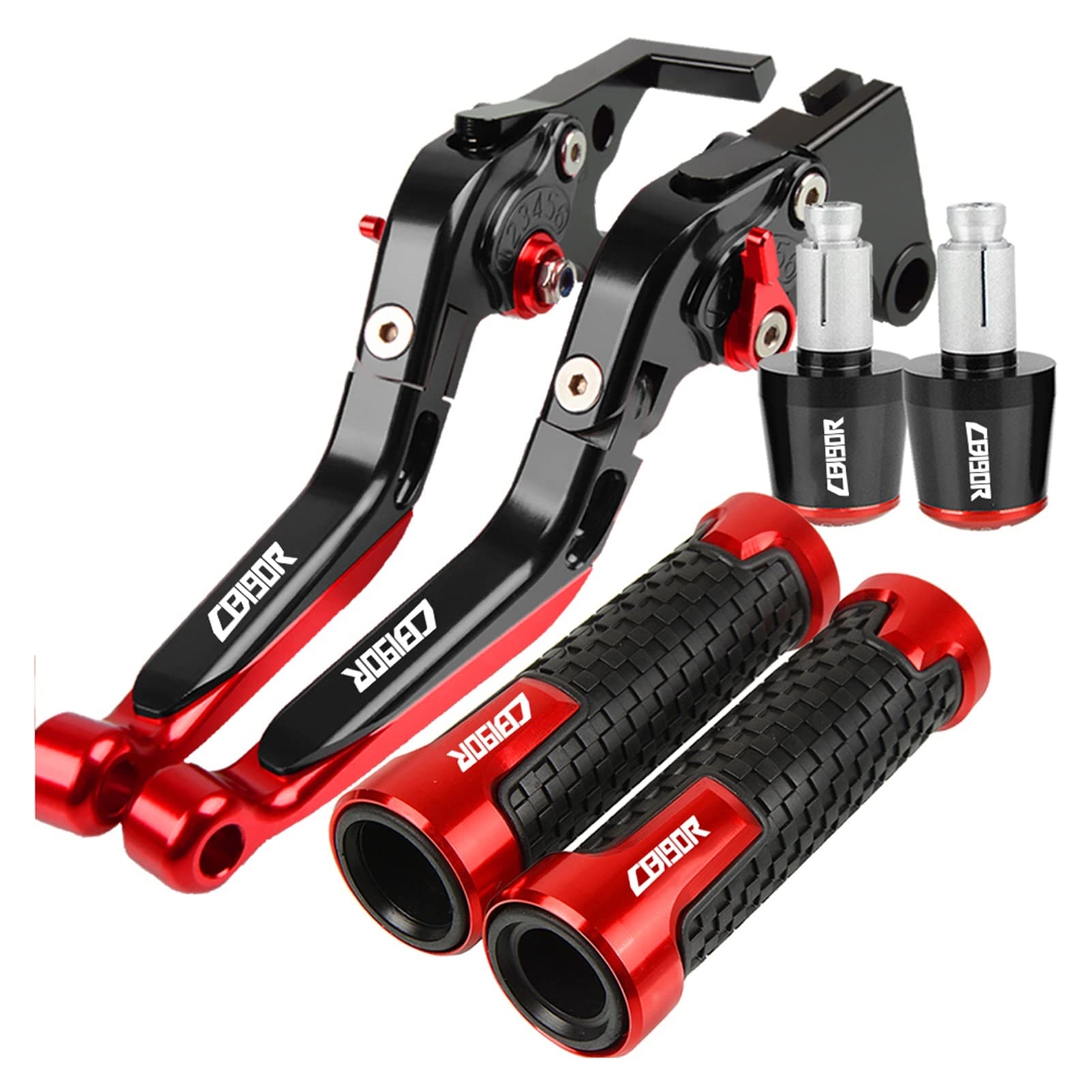 Premium CNC Aluminum Adjustable Brake Clutch Lever Handle for Honda CB190R Motorcycle (2015-2018 Models) - Enhanced Control & Comfort for Street Riding & Daily Commute