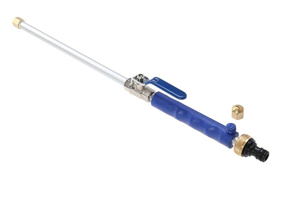 **High Pressure Power Washer Spray Gun Nozzle Wand Attachment - Heavy Duty Garden Hose Set with Adjustable Water Sprayer for Cleaning Driveways, Cars, and Patios**