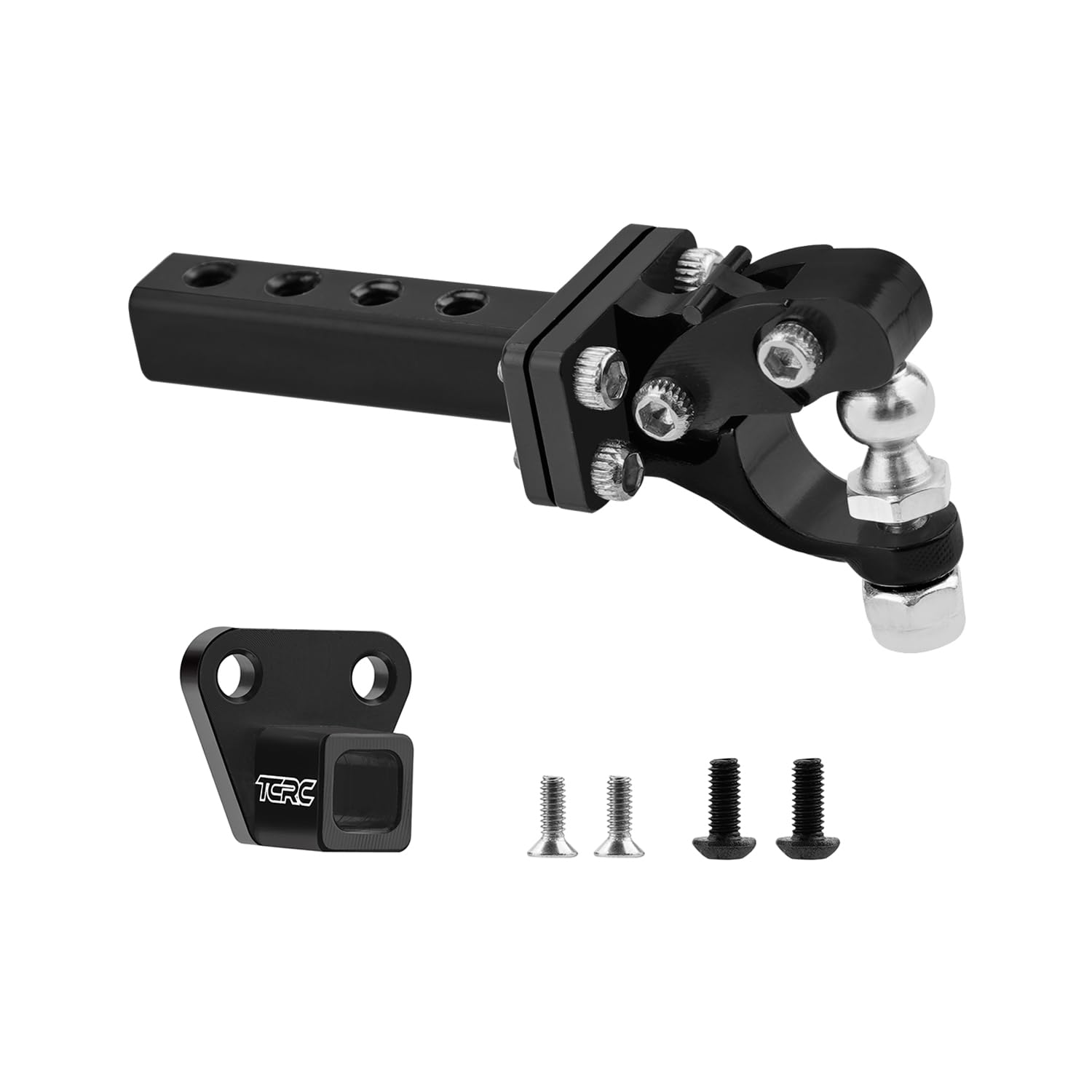 TRX4M Defender Bronco 1/18 RC Crawler Metal Bumper Trailer Hitch Tow Hook Receiver Kit - Heavy Duty Off-Road Upgrade for Crawling & Trail Adventures