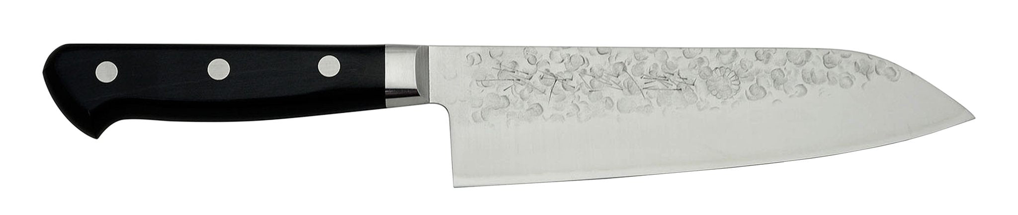 Kikuichi WGAT Warikomi Tsuchime V10 Series 170mm Santoku Knife - Premium Japanese Kitchen Knife for Slicing, Dicing & Chopping - Perfect for Home Chefs & Professional Cooking