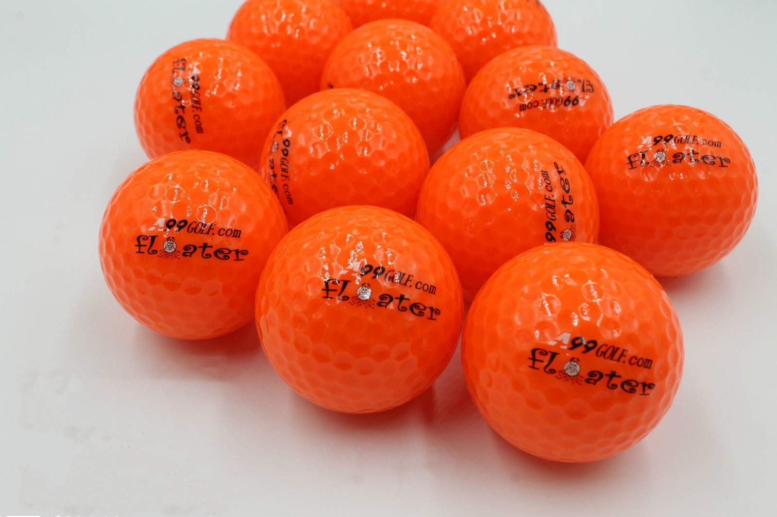 96pcs A99Golf Floating Practice Balls - Orange Water Golf Balls for Pool, Pond & Driving Range Training - Includes Carry Bag - Perfect for Golf Practice, Water Fun & Outdoor Games