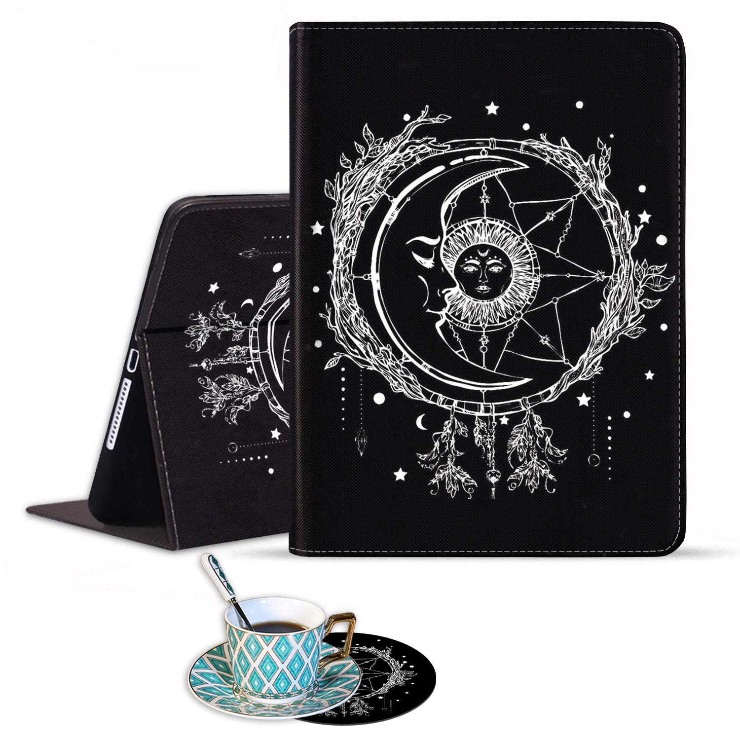 Premium PU Leather iPad Case for iPad 8th Gen (2020)/7th Gen (2019), iPad Air 3 & Pro 10.5
