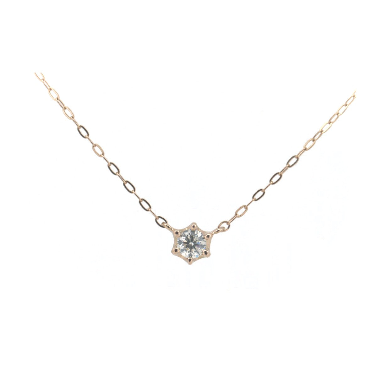 4℃ Diamond Necklace 18K White Gold - Elegant Pendant Jewelry for Women, Perfect for Anniversary, Wedding & Special Occasions