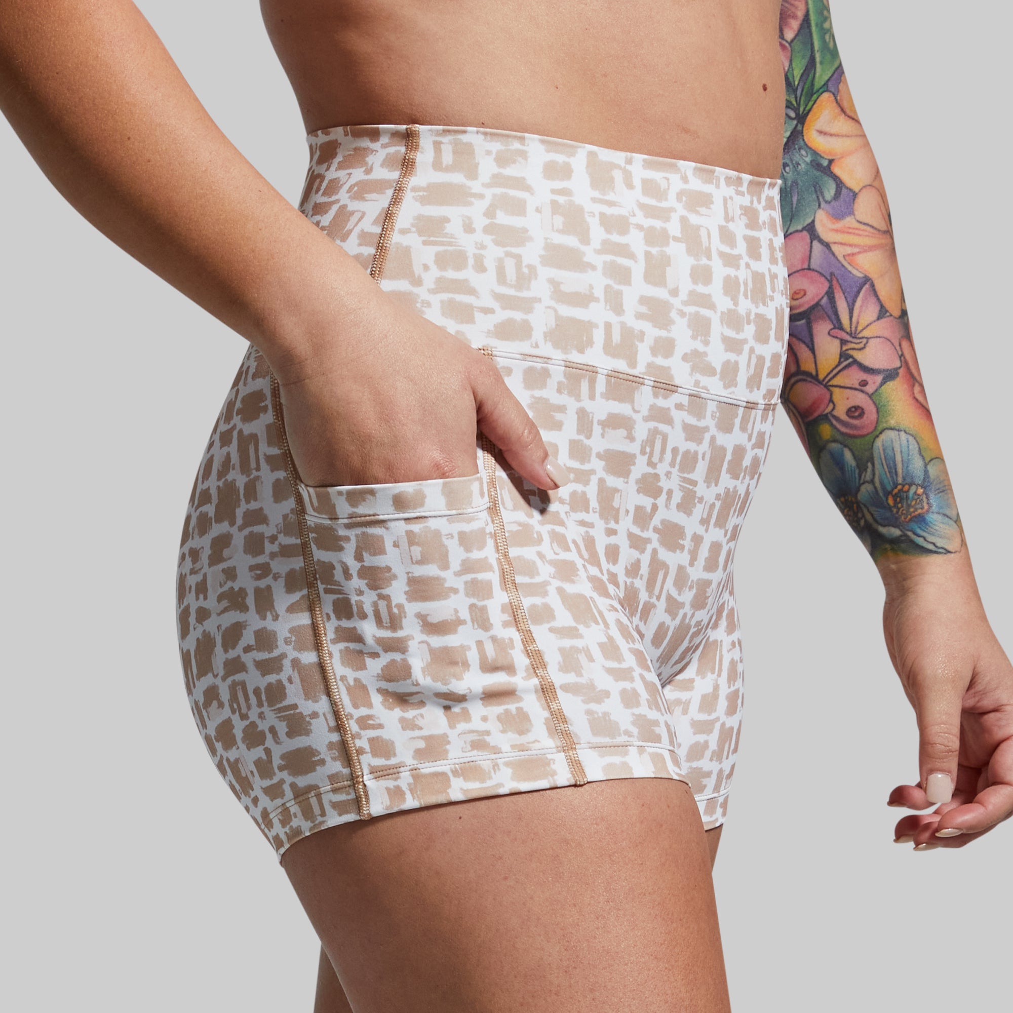 Synergy Short (Cobblestone) - Premium Men's Running Shorts with Pockets - Perfect for Gym, Jogging & Outdoor Activities