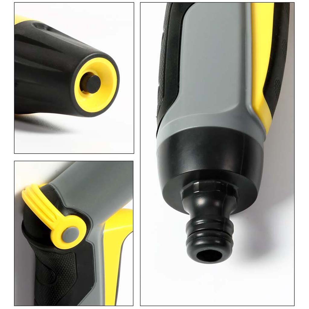 Car Wash Gun Kit - High Pressure Water Sprayer with Brush for Home & Garden Use | Perfect for Washing Cars, Watering Plants & Cleaning Outdoor Spaces