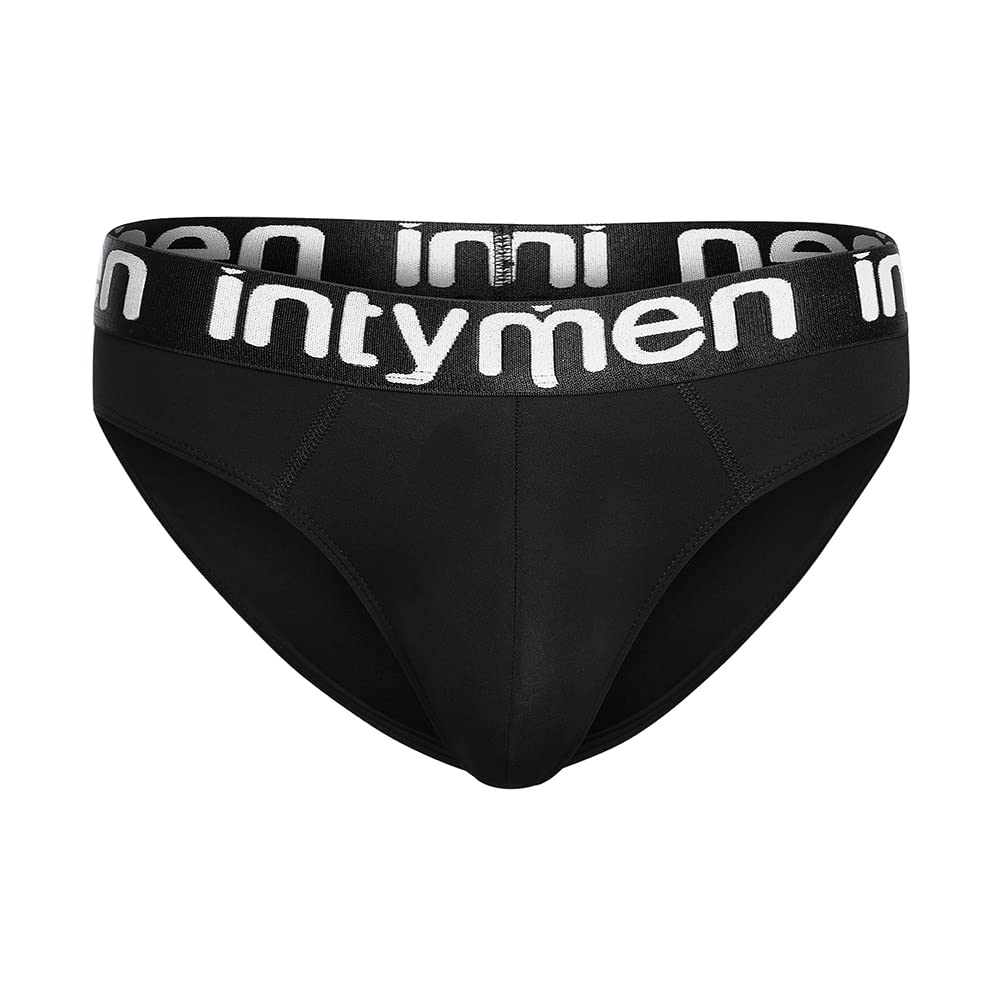 Men's Sexy Low Waist Thong Underwear - Enhancing Pouch for Beach & Intimate Wear