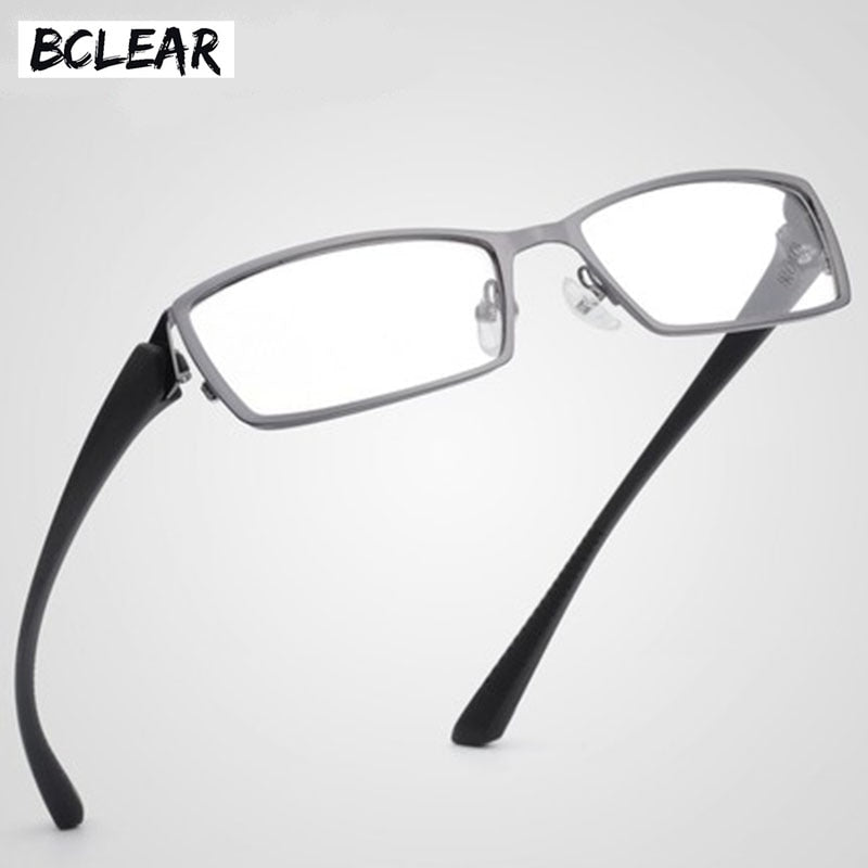Bclear TR90 Alloy Frame Full Rim Eyeglasses for Men - Lightweight & Durable S1976 - Perfect for Work, Reading & Everyday Use
