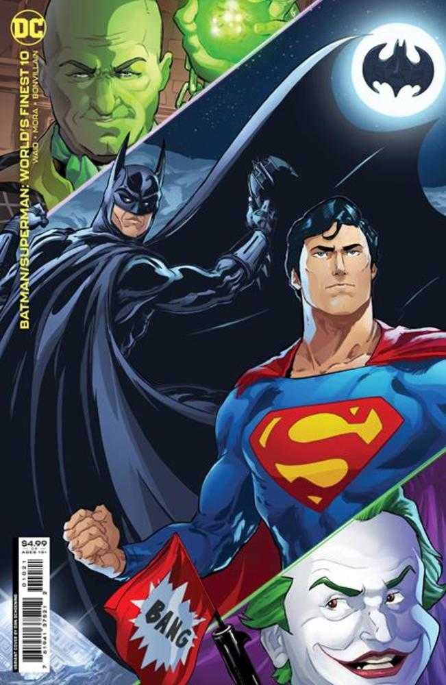 Batman Superman Worlds Finest #10 Cover B Dan Schoening Variant - Premium Card Stock Comic Book for Collectors & DC Fans - Perfect for Display, Gifts & Comic Book Collections