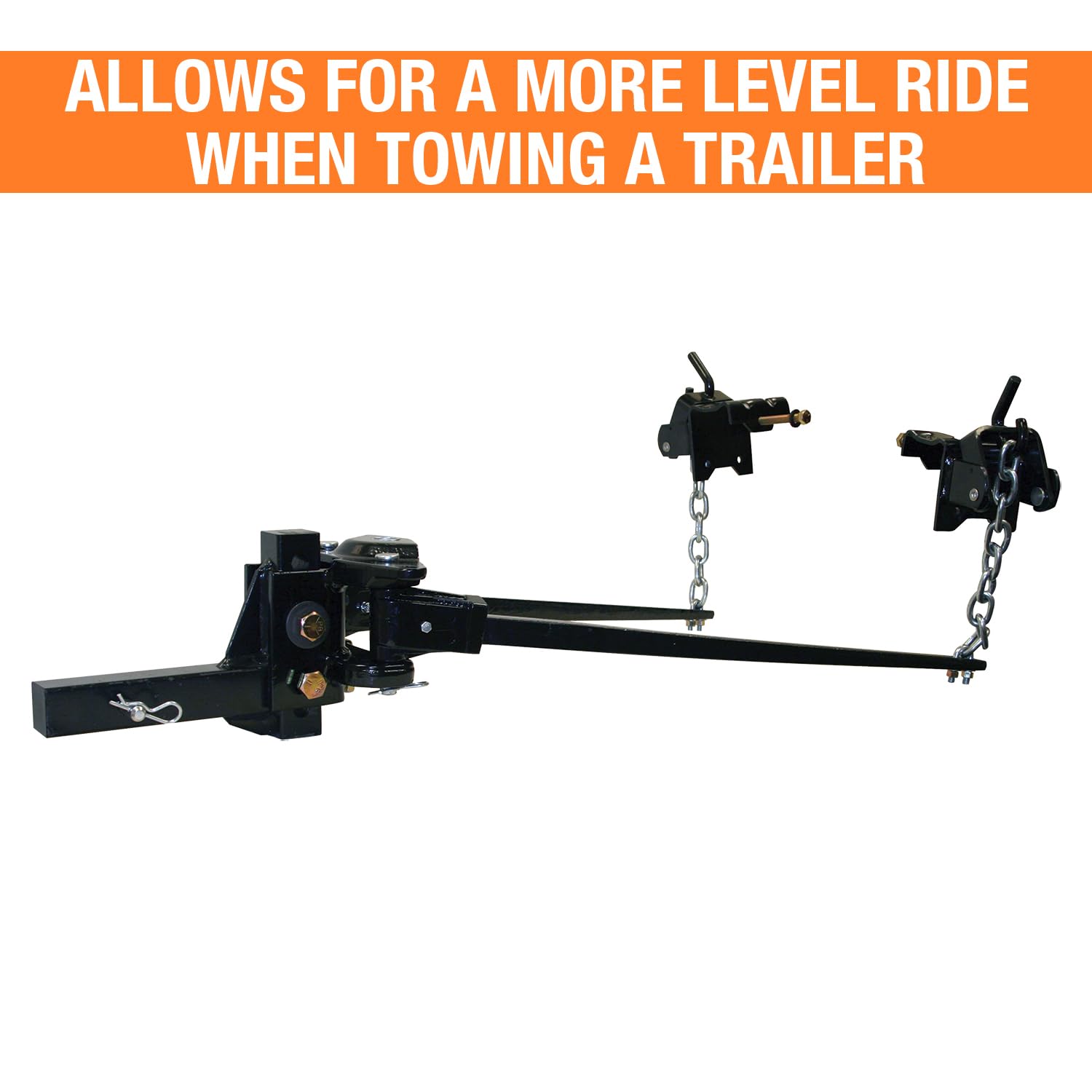 Buyers Products 5421012 Weight Distribution Hitch - 12,000 lb MGTW, 2-Inch Shank, Corrosion Resistant Carbon Steel for RVs, Boat Trailers, Campers & Toy Haulers | Enhanced Coupler Clearance | Perfect for Towing & Hauling Heavy Loads Safely