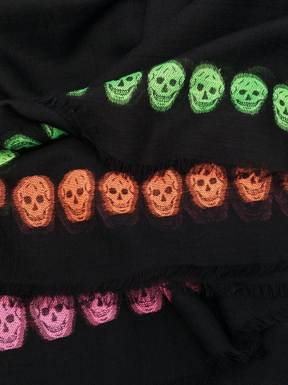 Alexander McQueen Black Scarves - Luxury Fashion Accessory for Women & Men - Perfect for Winter, Office & Special Occasions