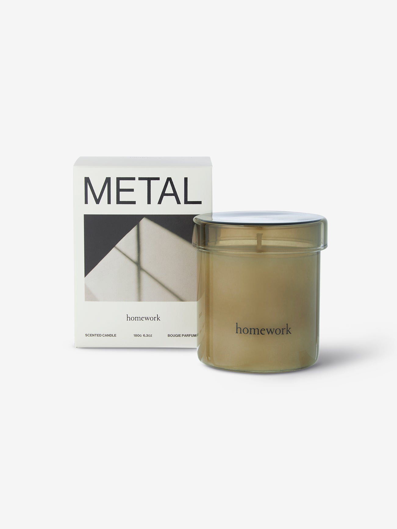 Premium Metal Homework Candle - Elegant & Durable for Study, Relaxation & Home Decor