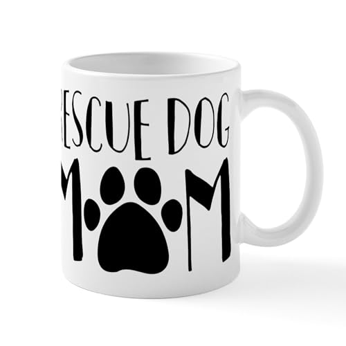 White - Rescue Dog Mom