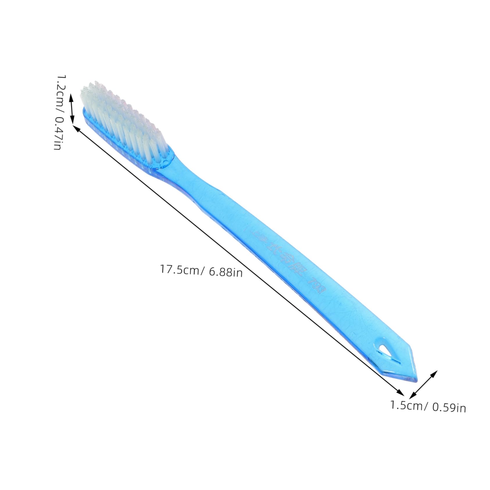 6-Pack Hard Bristle Toothbrushes for Adults - Travel & Hotel Toothbrushes in Bulk - Medium Firmness Cleaning Toothbrushes for Home, Office & On-The-Go Use