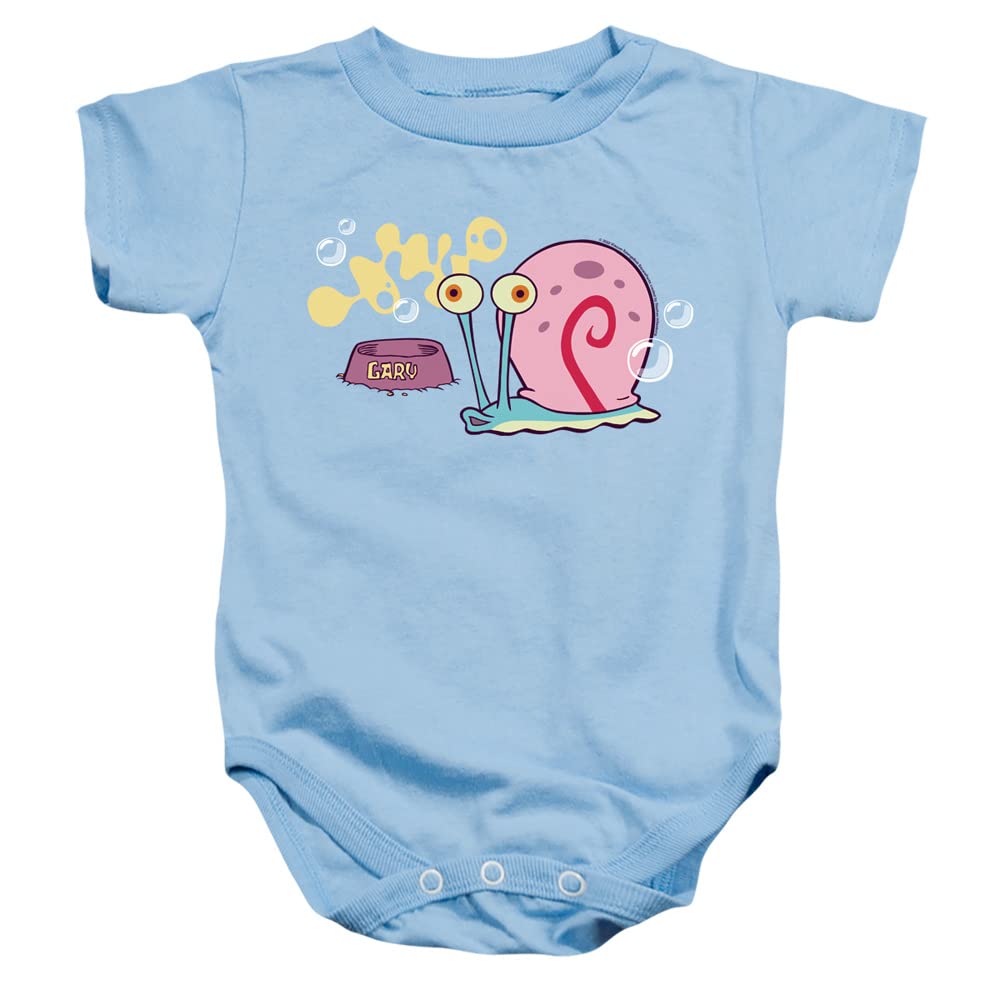 LOGOVISION Spongebob Gary The Snail Unisex Baby Bodysuit - Soft Cotton Infant Onesie for Boys & Girls - Perfect for Playtime, Daycare & Family Outings