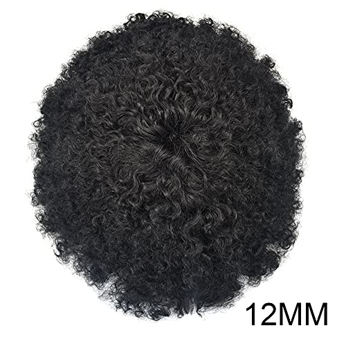 1B# Off Black-12mm afro wave