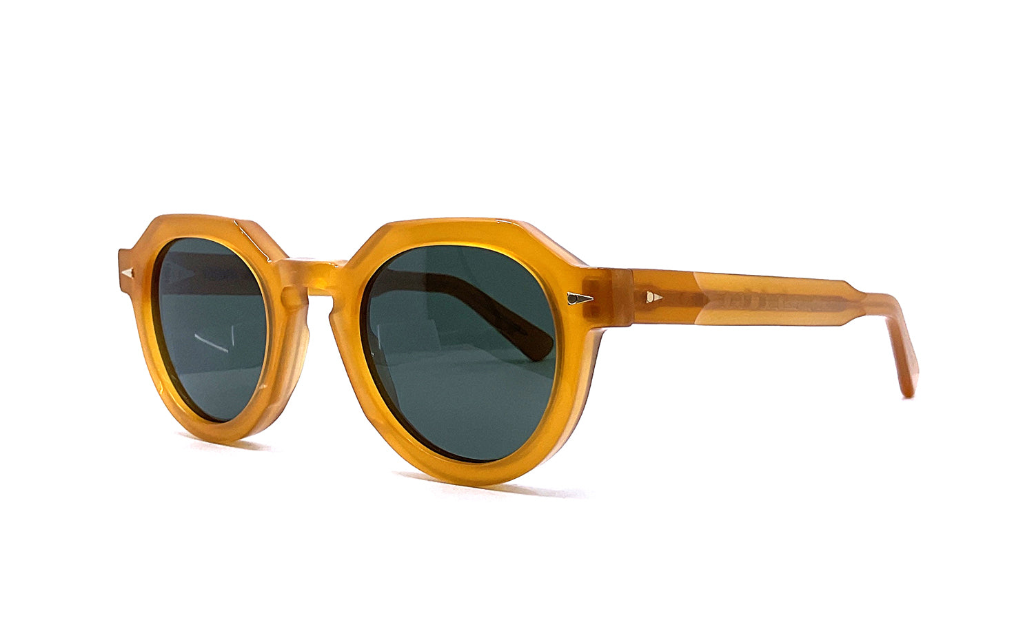 Ahlem Grenelle Sunglasses - Classic Peach Frame with UV Protection for Women | Perfect for Beach, Driving & Outdoor Activities