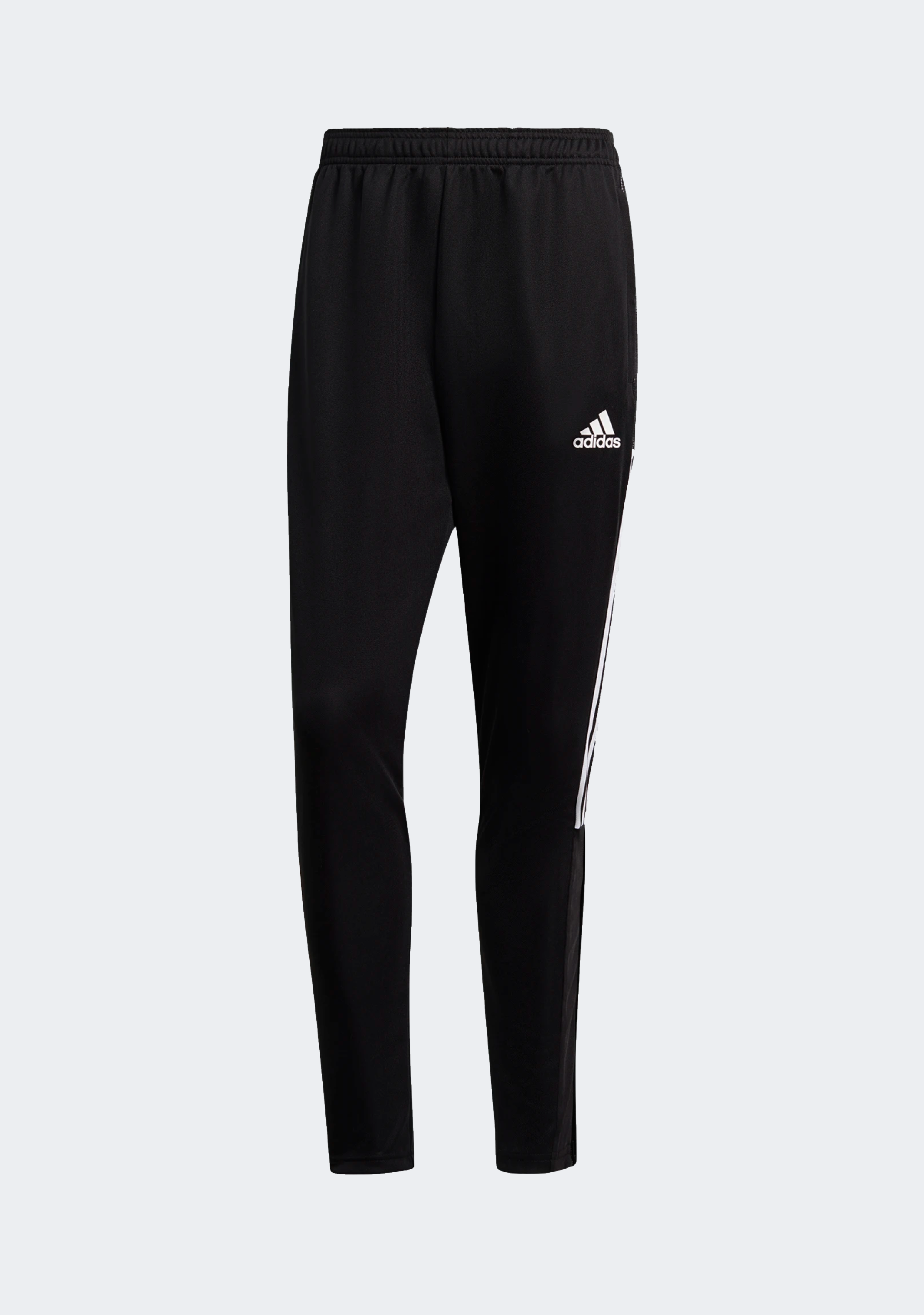 Adidas Men’s Tiro 21 Training Track Pants - Black/White - Lightweight, Moisture-Wicking Athletic Joggers for Running, Gym Workouts & Casual Wear