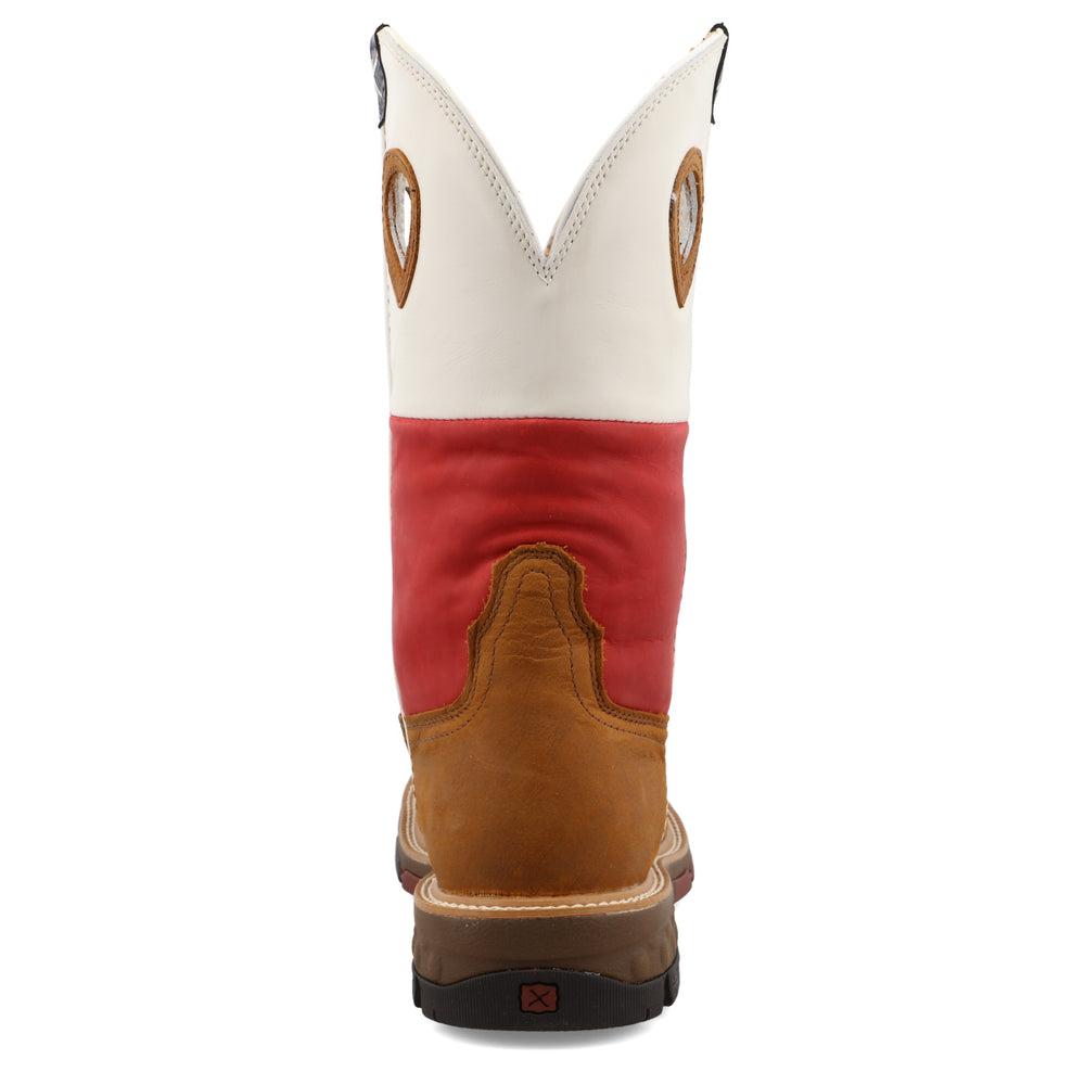 Men's 12 Inch Western Work Boots - Durable Leather Cowboy Boots for Ranch, Construction & Outdoor Work | Comfortable Safety Footwear for Men