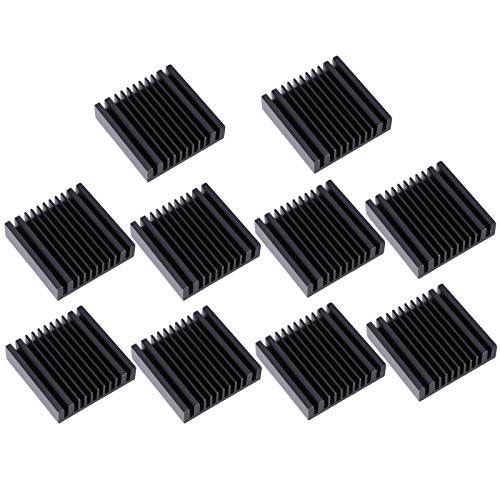 Premium Aluminum Heatsink - Anti-Rust & Anti-Corrosion Slotted Fin Heat Sink for IC Cooling - High Performance PCB Heat Dissipation Solution for Computers, LED Lights & Electronic Devices