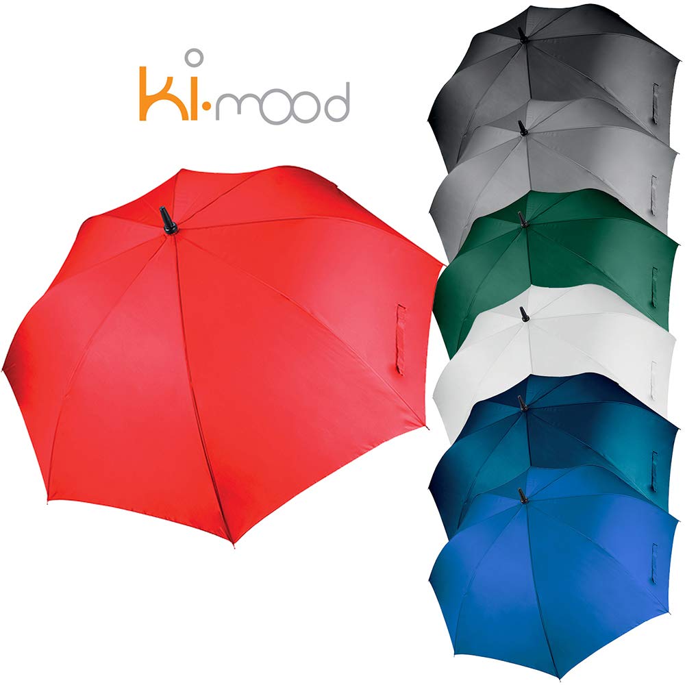Kimood Large Automatic Walking Umbrella - Hands-Free Self-Opening Rain Umbrella for Hiking, Dog Walking & Commuting - Windproof & Waterproof Travel Umbrella for Men & Women