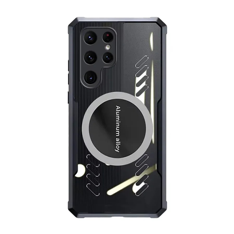 Samsung Galaxy S25 Ultra Thin Cooling Case - Premium Heat Dissipation Phone Cover for Gaming & Long Usage | Perfect for Travel, Work & Outdoor Activities