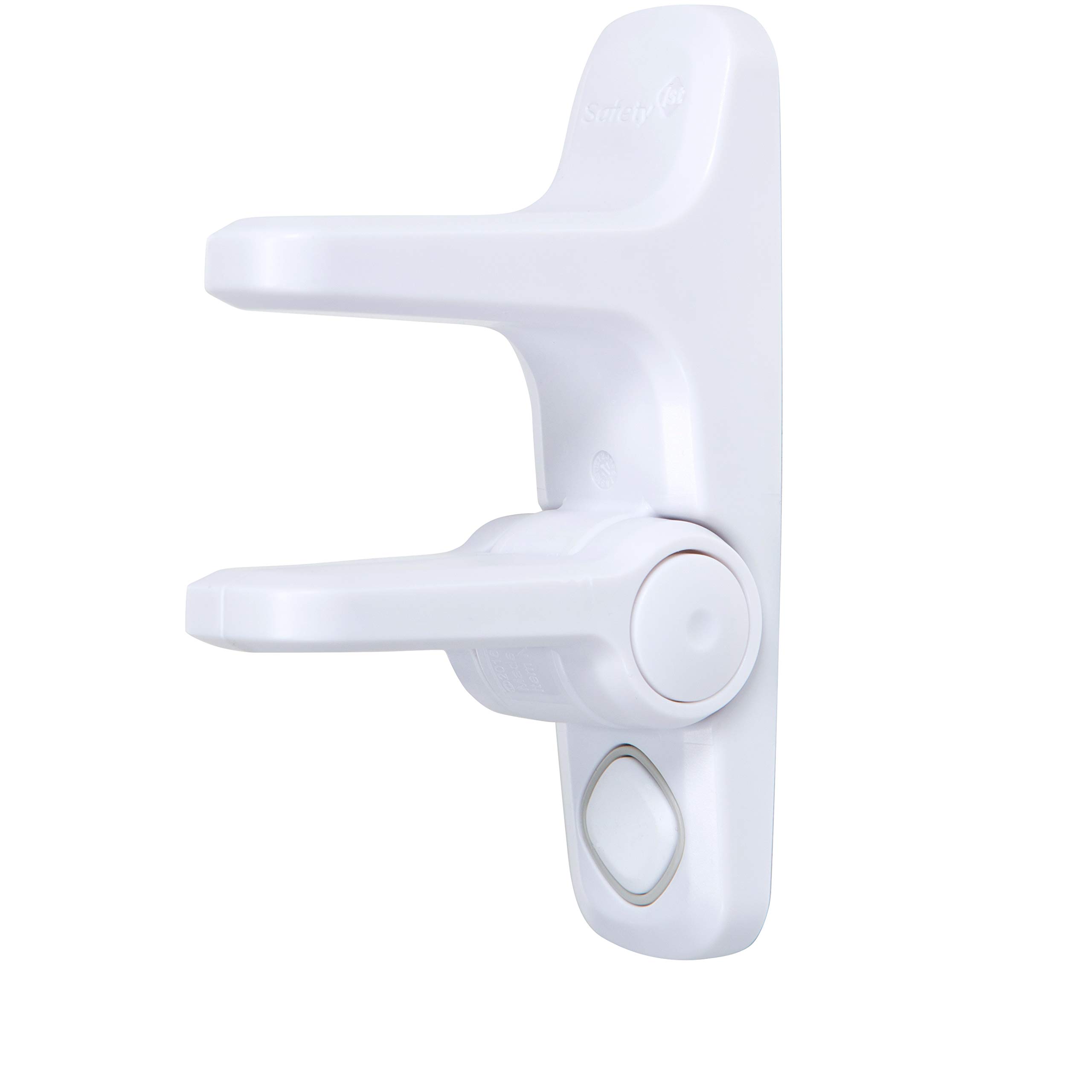 Safety 1st Outsmart Lever Handle Lock 2-Pack - Childproof Cabinet & Door Locks for Baby Safety - White (One Size) - Perfect for Kitchens, Bathrooms & Nursery Childproofing
