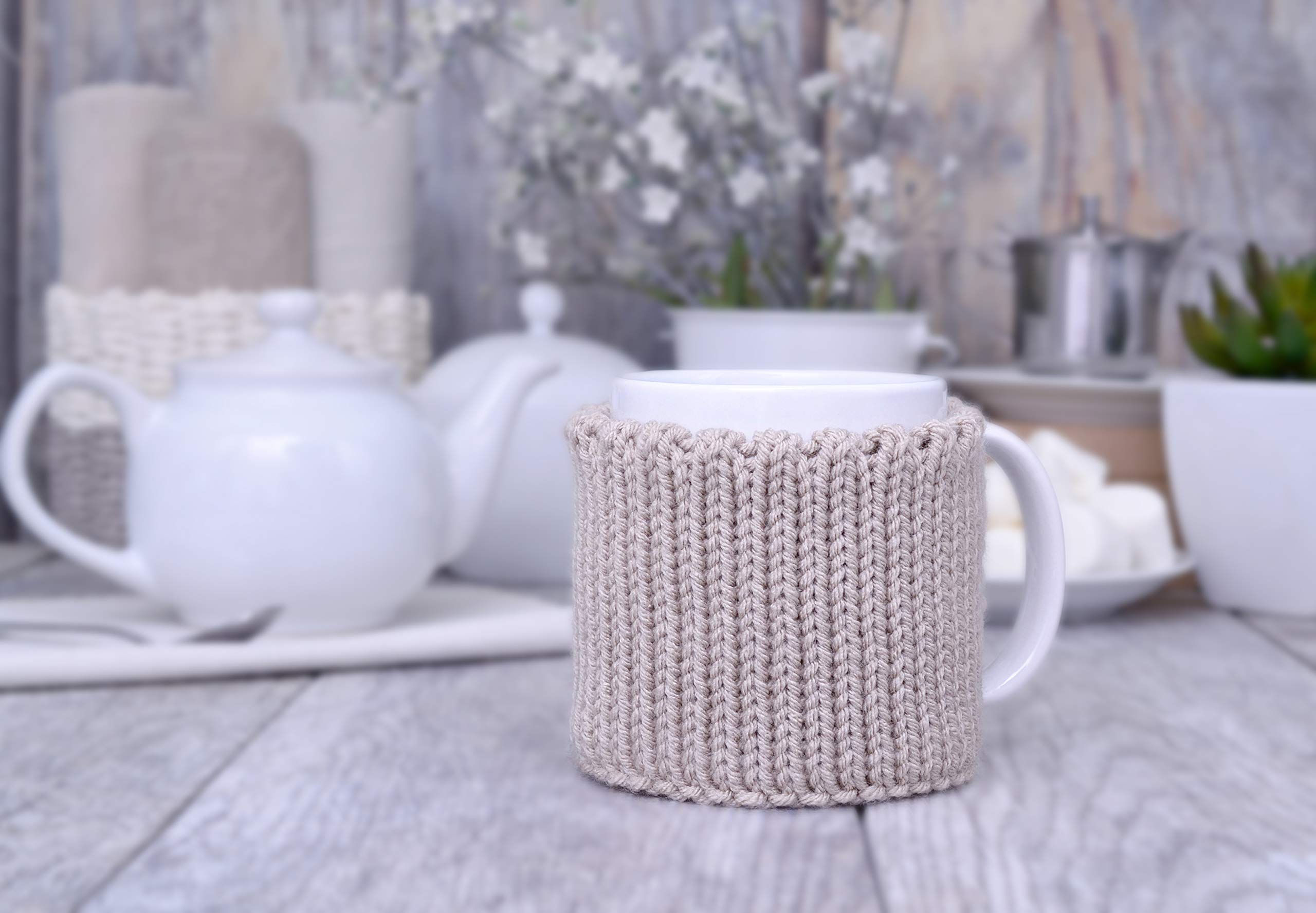 Insulated Cup Cozy - Reusable Coffee Mug Warmer & Tea Sleeve for Hot Beverages - Perfect for Office, Travel, and Party Favors