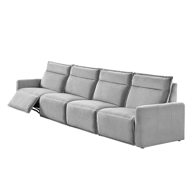 Essentia Power Reclining Corner Sofa - Easy Care Fabric Sectional Couch with USB Charging for Living Room, Home Theater & Family Room Comfort