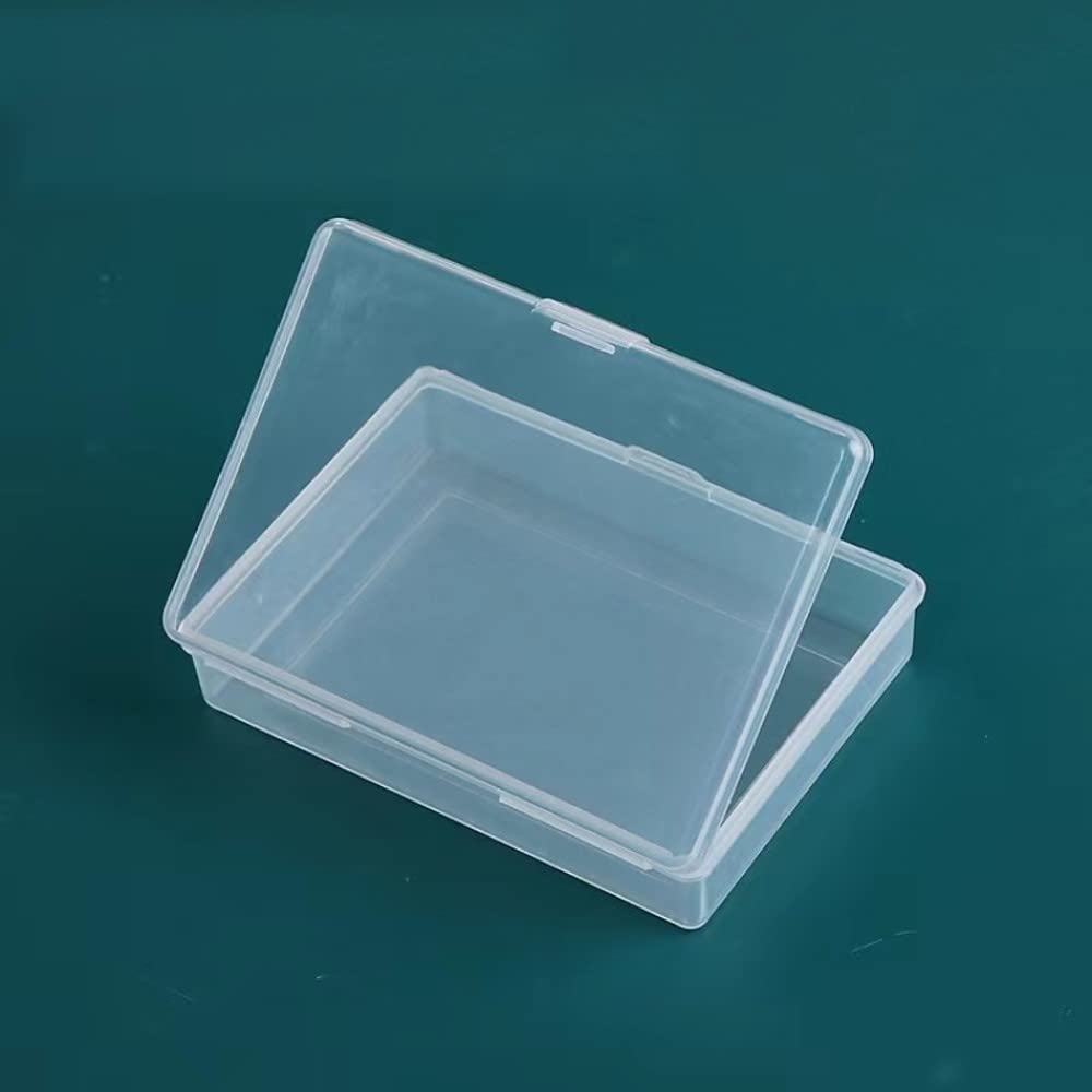4PCS Clear Plastic Playing Card Deck Cases - Snap Close Card Holder Organizer for Trading, Gaming & Collectible Cards - Empty Storage Box (No Cards Included) - Perfect for MTG, Pokemon & Board Game Card Protection