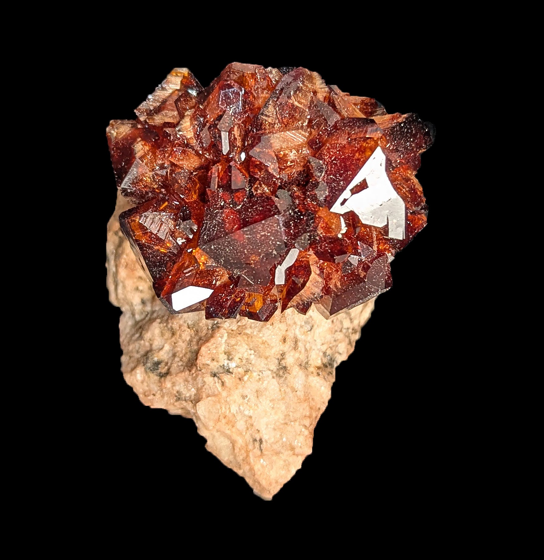 Arcanite Crystal on a Matrix - Healing Crystal Grid for Meditation, Energy Work & Spiritual Growth | Perfect for Reiki, Yoga & Home Decor