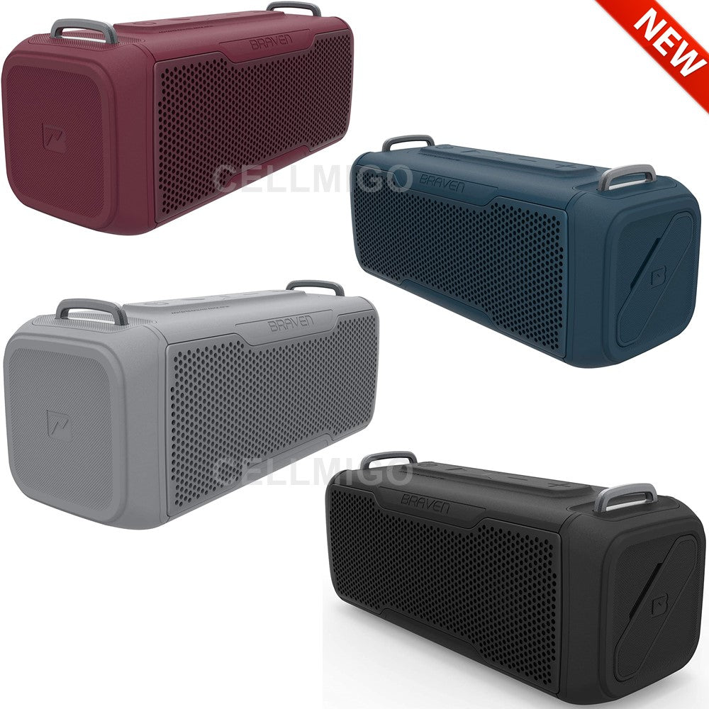 Braven BRV X/2 20W Wireless Bluetooth Speaker - IPX7 Waterproof, 18-Hour Battery Life, Floating Design - Perfect for Pool Parties, Beach Outings & Outdoor Adventures