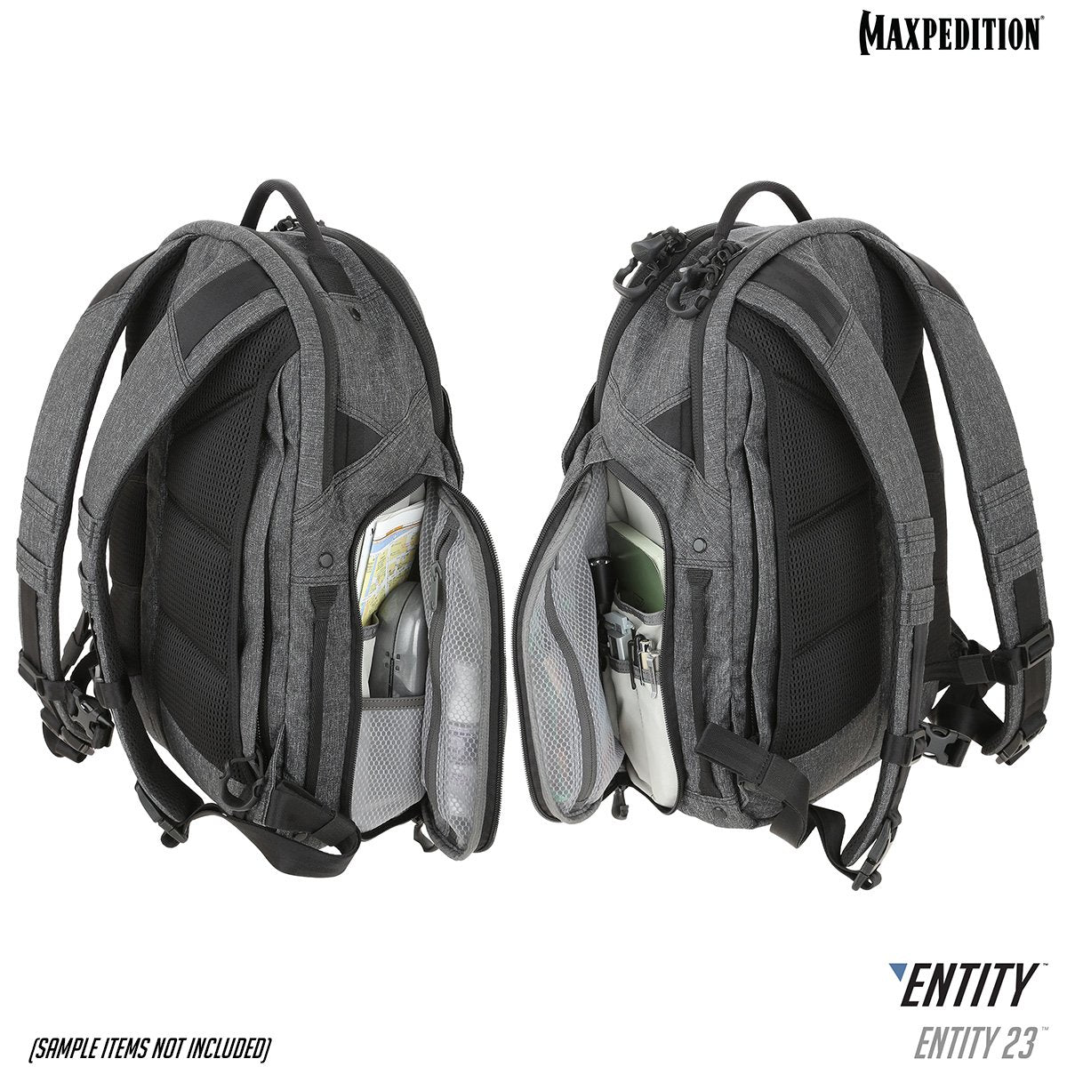Entity 23™ CCW Concealed Carry Laptop Backpack 23L - Waterproof Anti-Theft Business Travel Backpack for Men & Women - Perfect for Office, College, Airplane & Everyday Commute