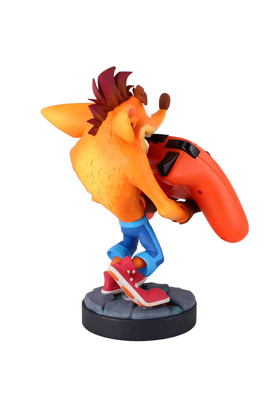 Crash Bandicoot 4 Officially Licensed Phone & Controller Holder - Gaming Device Stand with Cable Management | Perfect for PS4, Xbox, Switch & Mobile Gaming Setups